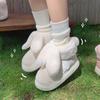 Cute Plush Warm Round Toe Waterproof Chunky Ladies Shoes On Promotion Winter Trend 2025 Novelty New In Furry Women's Snow Boots