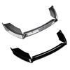 For Ford Fiesta MK6/7 ST 2012-2017 Front Bumper Splitter Spoiler Lip Wind Knife Diffuser Guard Protector Cover BodyKit Exterior