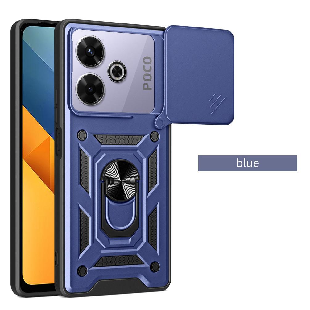Защитный чехол для камеры POCO M6 4G POCO F6 Pro POCO F6 Armor Hybrid Ring Back Cover