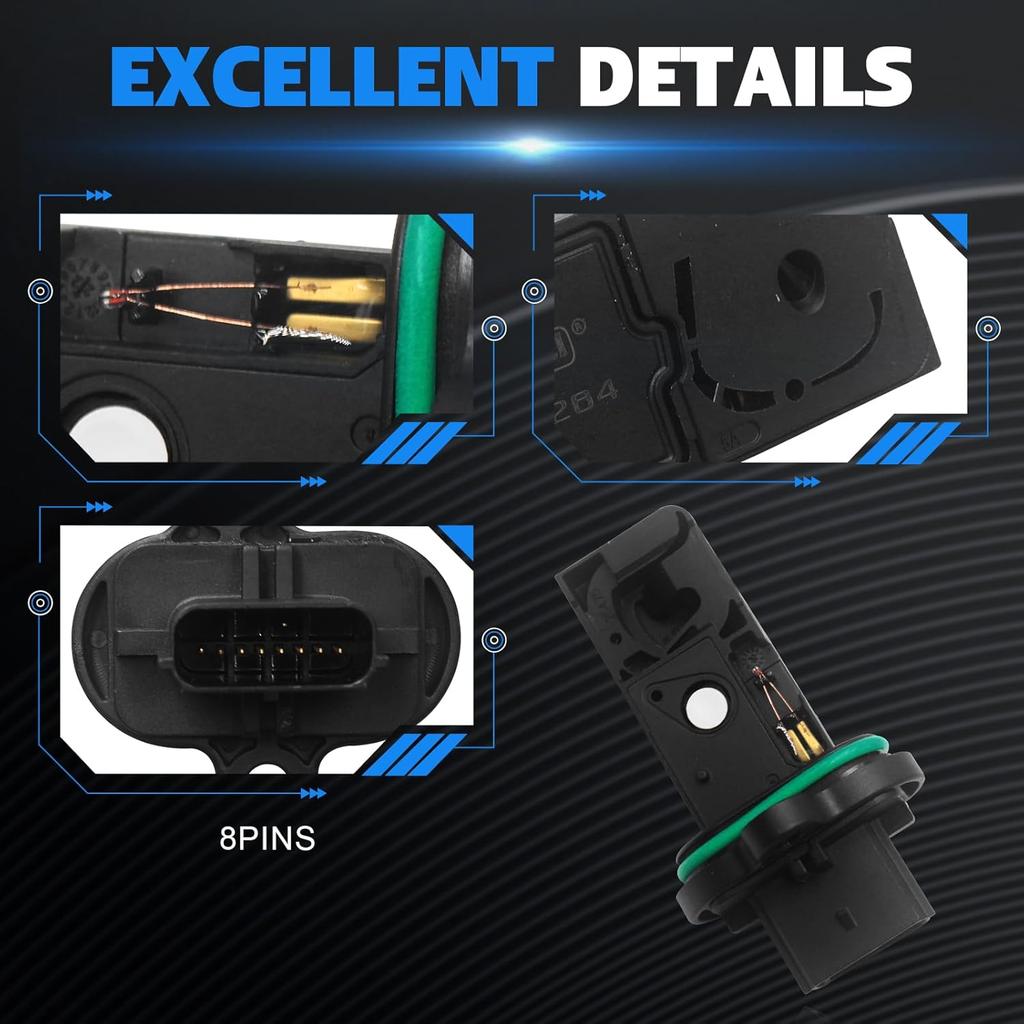 12671624 Mass Air Flow Sensor Meter MAF Sensor for Chevy Cruze 2013- Sonic 2012- Trax 2015- Buick Encore 2013- Verano 2012-2017