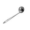 Stainless Steel Filter Spoon Soup Fat Oil Separator Ladles Skimmer Spoon Soup Colander for Kitchen Heat Insulation Anti-scalding