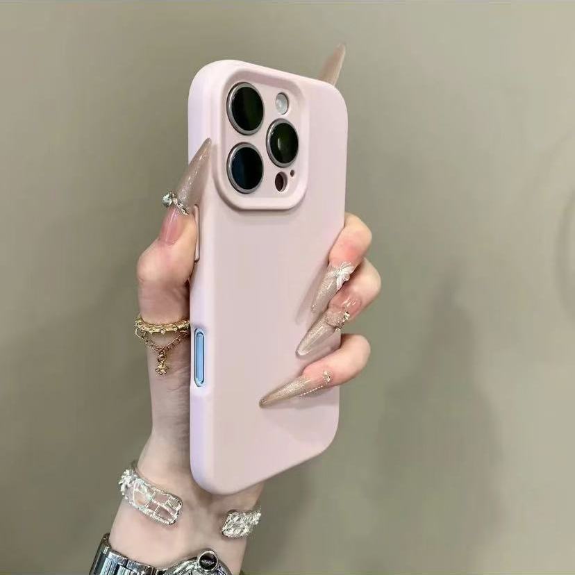 Мягкий Резиновый Силиконовый Гелевый Чехол Конфетного Цвета для iPhone 16 15 14 Plus 13 12 11 Pro Max Ударопрочный ТПУ Бампер Простой Однотонный Чехол