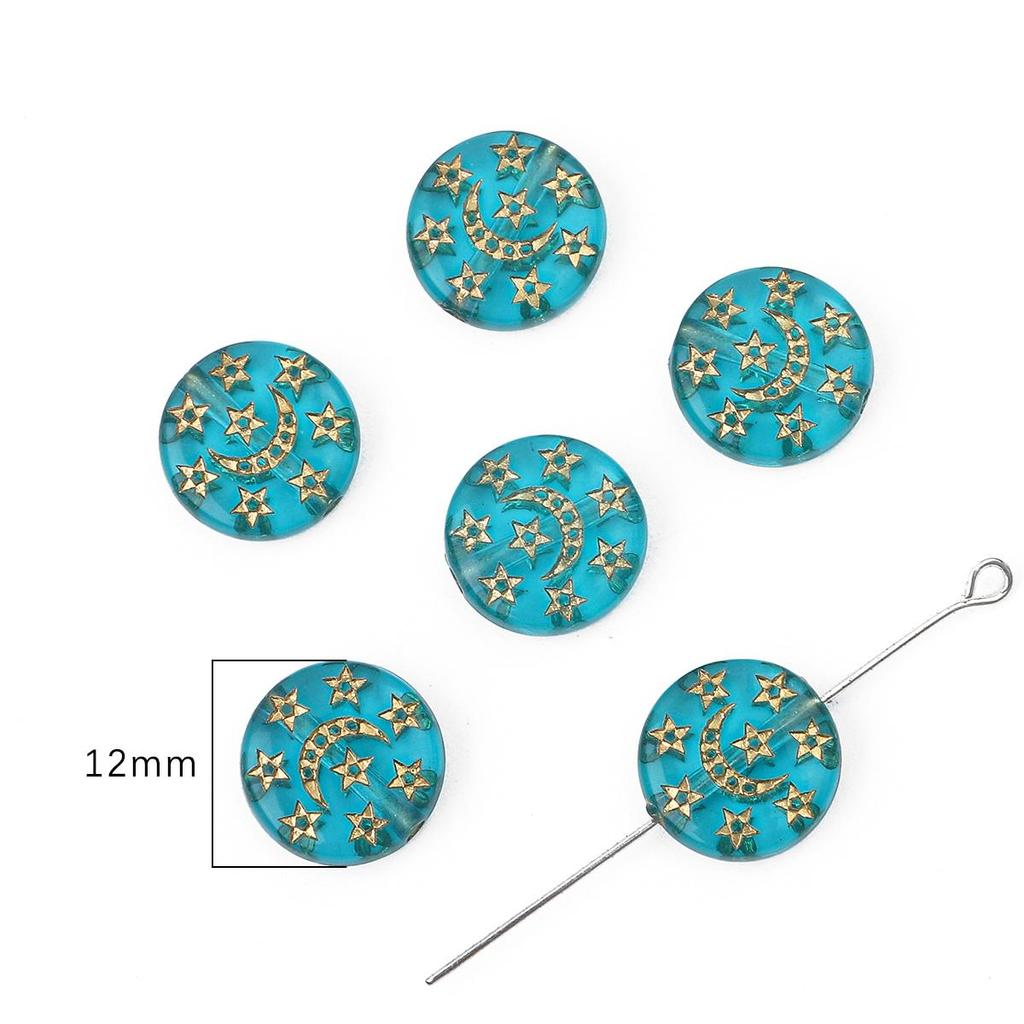 Золотые бусины в стиле барокко в стиле ретро, ​​акриловые бусины разных стилей для изготовления ювелирных изделий, очаровательное украшение «сделай сам»