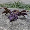 Articulated 3D Printed Flying Dragon Toy With Wings Western Dragon Model Desktop Ornament