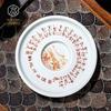 Керамический чайный набор Jingdezhen с ручной росписью, цвет алюмо-красный, пейзаж