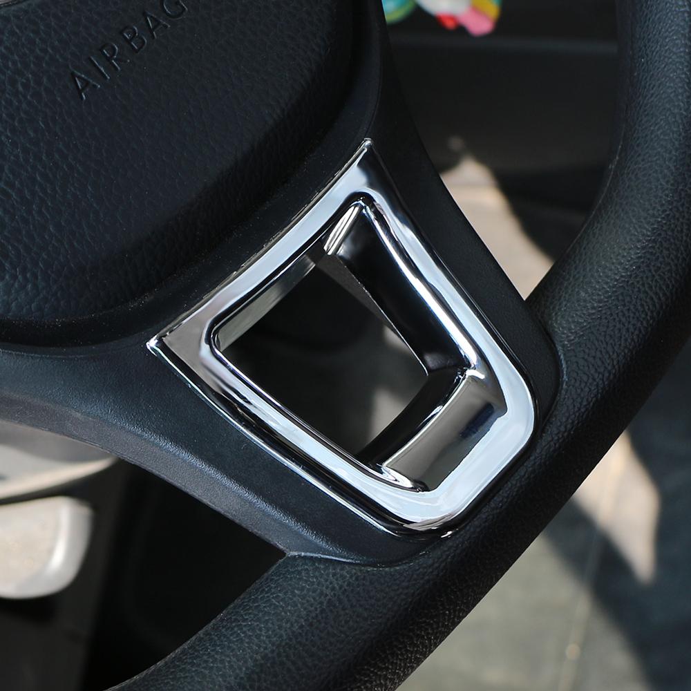 Декоративная крышка рулевого колеса автомобиля, наклейка для Volkswagen VW Passat B8 Tiguan MK2 Golf 7 7,5 MK7 MK7.5 E-UP