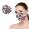 Adult Leopard Flowers Printed Outdoor Prevention Fish Mask Face 