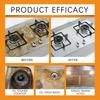 Kitchen Cooktop Stains And Oil Stains And Polishes Surfaces With Multi-functional Cleaner