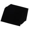 10pcs Self Adhesive Black Jewelry Box Lint Lining Sticky Flocked Cloth Accessory