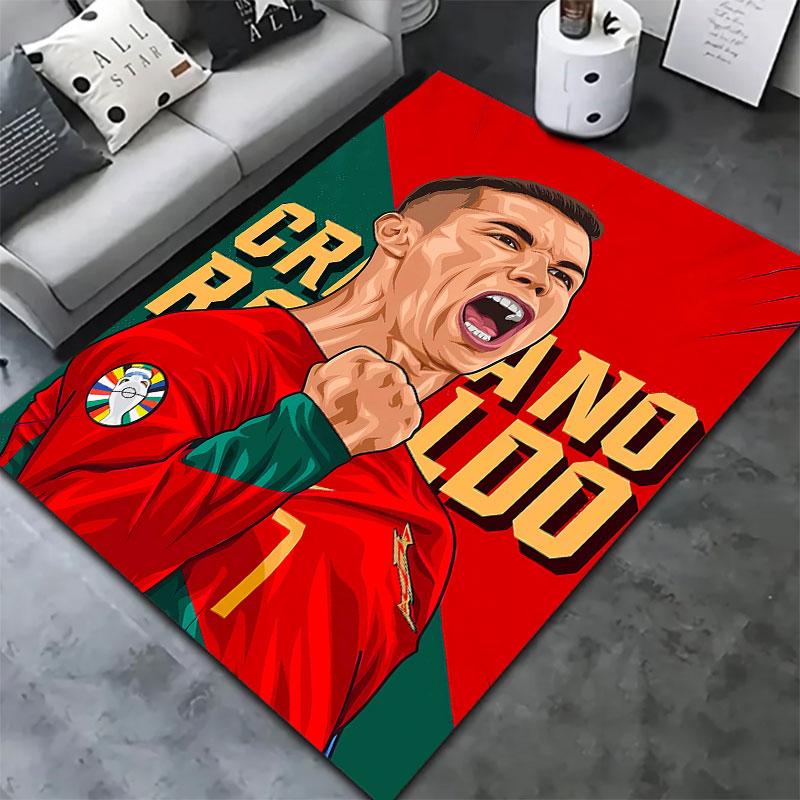 CR7 Carpet Rug for Living Room Bedroom Home Sofa Decoration,Kids play Non-slip Floor Mat