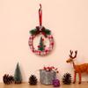 Round Christmas Decoration Decorative Christmas Wooden Pendant Navidad Gift   DIY