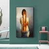 Sexy Nude Golden Women Figure Portrait Art Posters and Prints Canvas Painting Wall Pictures for Living Room Cuadros Home Decor
