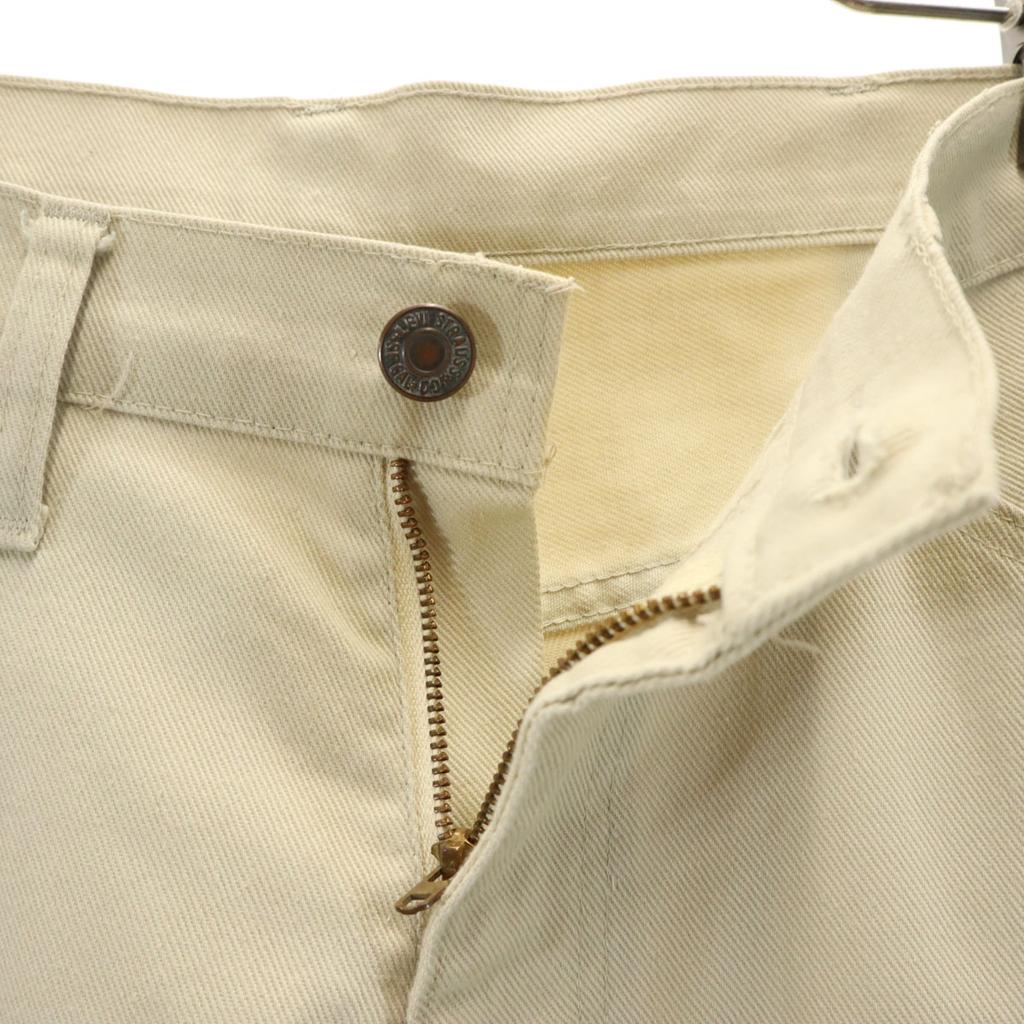 Levi's 70s Big E Vintage Long pants beige STA-PREST TALON Zip Men's Used
