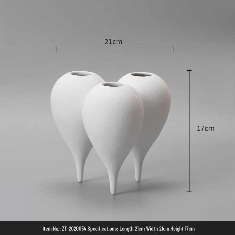 Мягкие пузырьковые украшения Bosi Home — ваза-качалка небольшого диаметра с высоким горлом и легким пузиком.