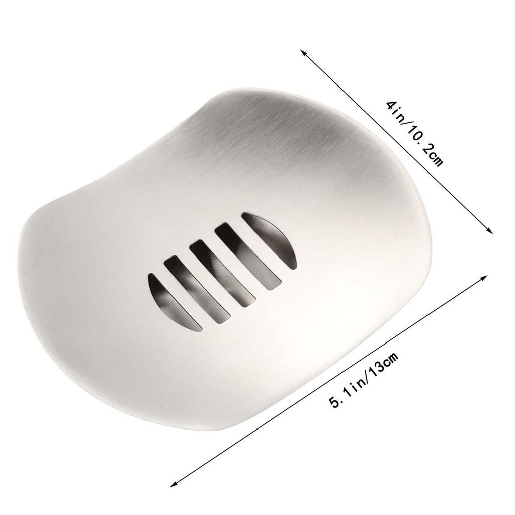 Держатель для мыла из нержавеющей стали Двухслойная полка-поддон Чехол Тарелка-НЛО Коробка Защита от ржавчины Легко чистить Кухня Ванная