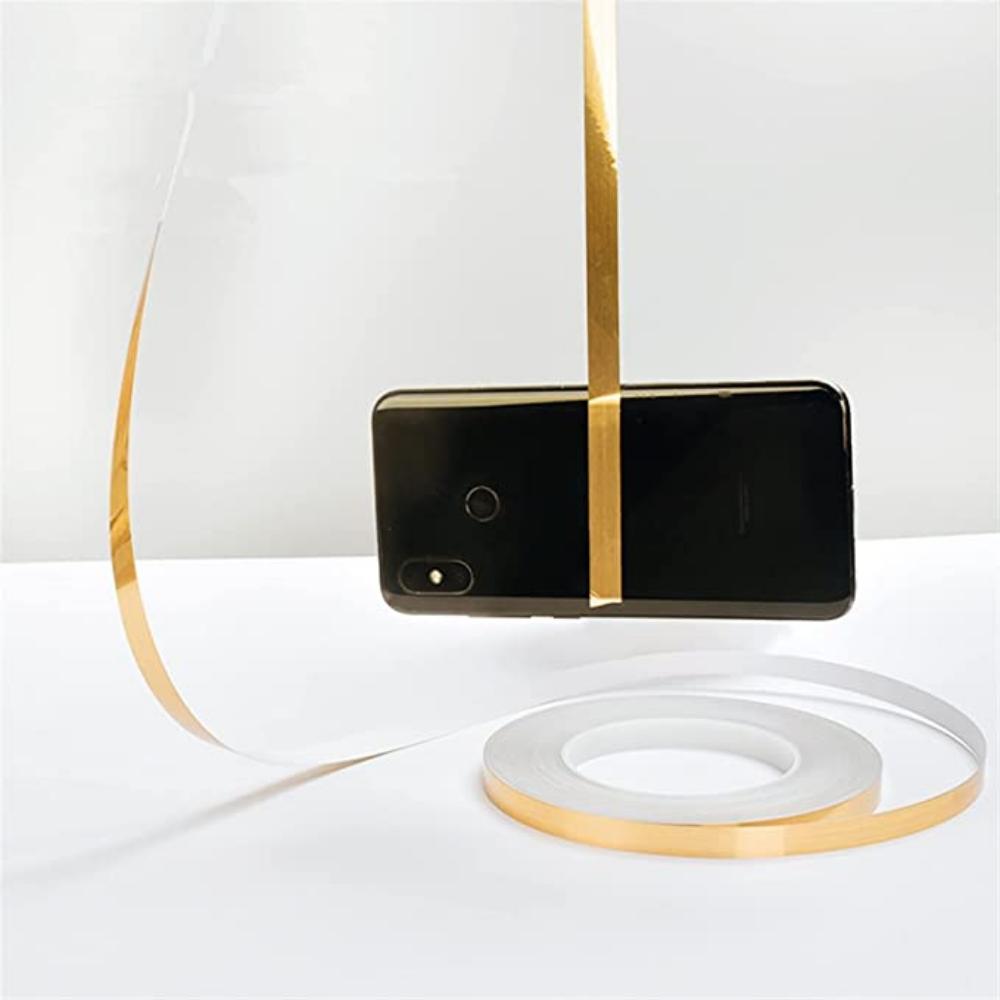 New 50M Gold Black Self-Adhesive Tile Stickers Tape Floor Waterproof Wall Gap Sealing Strip Tile Beauty Seam Sticker Home Decor