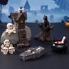 Mini Halloween Miniature Figurine Coffin House Chair Desktop Knick-knack  Festival Supplies