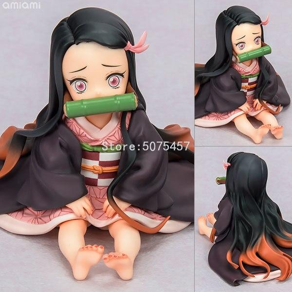8 см Аниме Фигурка Kimetsu No Yaiba Серия G .E .M . Камадо Танджиро Фигурка Действия Клинок Рассекающий Демонов Агацума Зеницу Фигурка Модель Игрушки