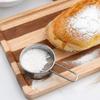 304 Stainless Steel Hand-held Mini Flour Sieve 40 Mesh Sugar Powder Sieve Cocoa Powder Spreader Baking Household Mesh Sieve