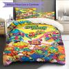 Superthings Bedding Quilt Set Quilt Cover Pillowcase Home Decoration Birthday Gift (1 * duvet cover + 2 * pillowcase, without core)