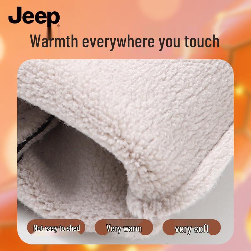 Jeep Мужские зимние перчатки для сенсорного экрана, для езды на велосипеде и вождения