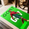 Cristiano Ronaldo Trophy Celebration Floor Rug Office Rug Suitable for Living Rooms Outdoor Playrooms Dormitory Antislip Carpet Decorate Offices