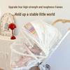 Universal Full-Cover Baby Stroller Mosquito Net - Enlarged, Dense, Anti-UV Protection for High View Strollers