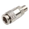 Industrial 3 In 1 Pneumatic Adapter Corrosion Resistant G1/4 Male Thread Rapid Connection Fit for Air Systems Equipment