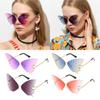Women Fashion Metal Butterfly Sunglasses Retro Sun Glasses Rimless Sunglasses UV protection