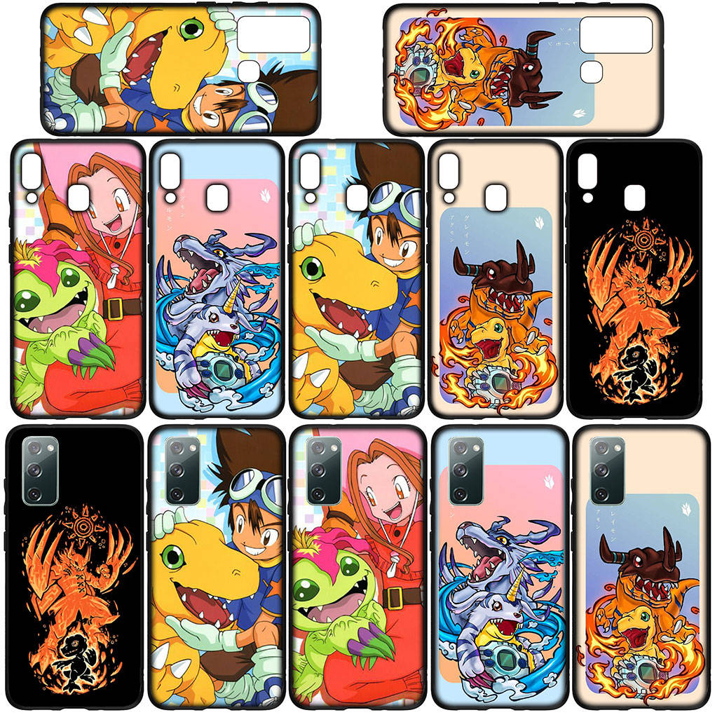 Чехол для Samsung Galaxy S24 S23 iPhone 16 15 14 Xiaomi Redmi Note 13 12 11 Plus 10 9 Pro Max X XR OPPO Huawei Digital Monster Digimon Adventure Cover