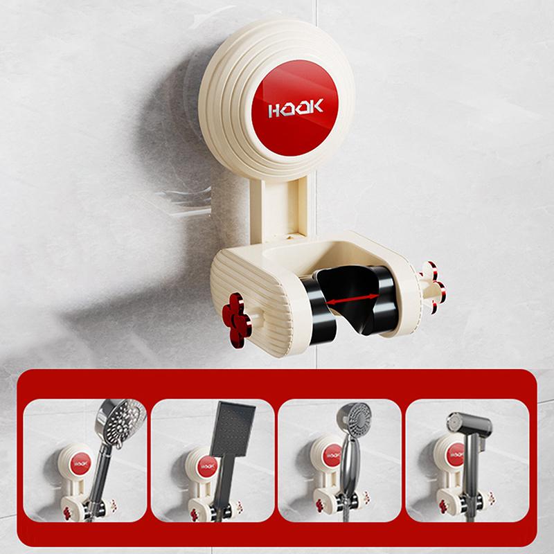 Держатель для душевой лейки на присоске, регулируемая душевая стойка, настенное крепление без сверления, подставка для душа