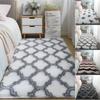 Modern Living Room Carpet Floor Soft Shaggy Rug Bedside Rugs For Bedroom Fluffy Soft Velvet Plush Area Rugs Balcony Cushion