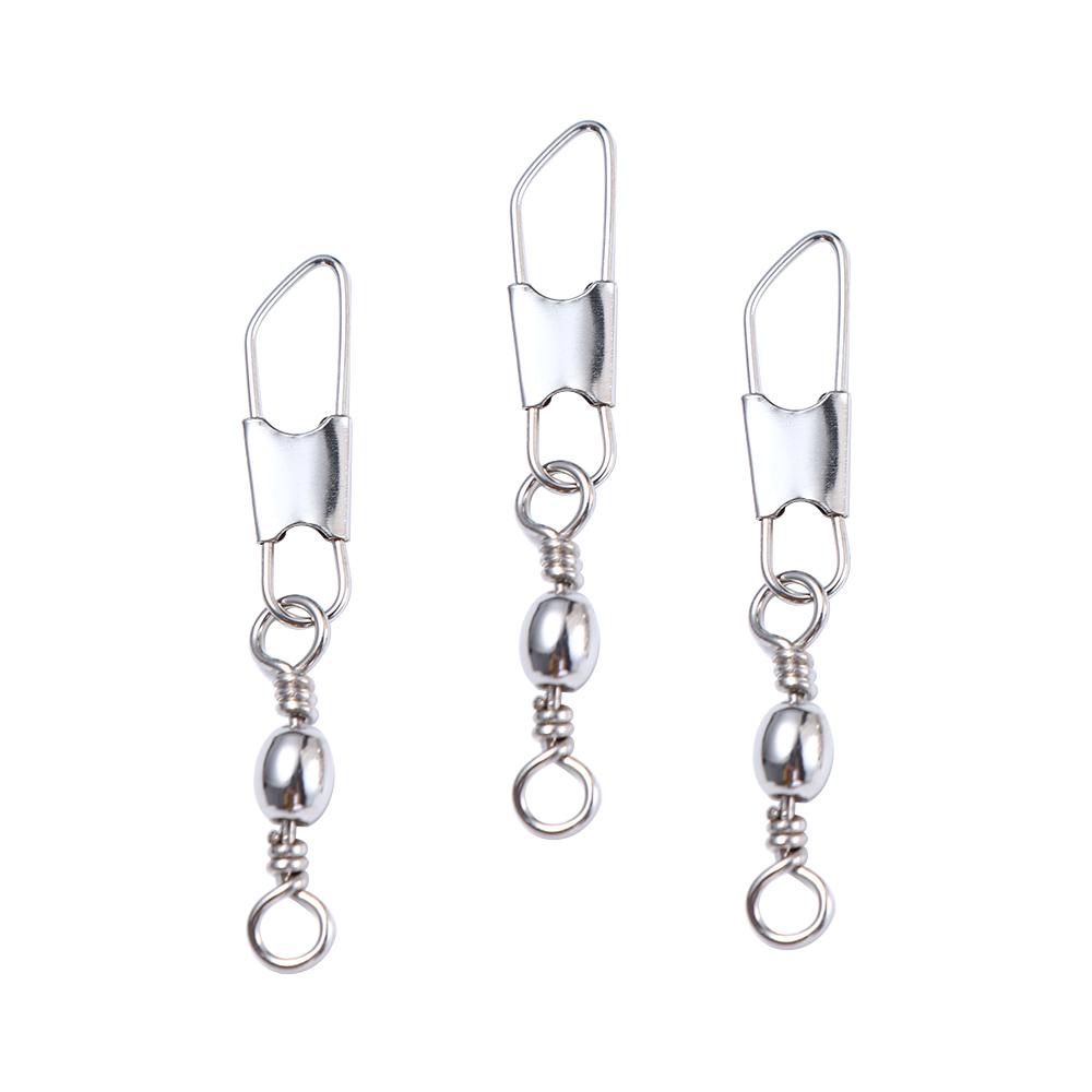 С защелкой Interlock Защелка Interlocking Solid Ring Fishing Connector Metal Connector Fishing Swivels