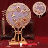 Vintage Bride Hand Held Fan Chinese Style Decorative Fan Bride Group Fan  Dance Performance