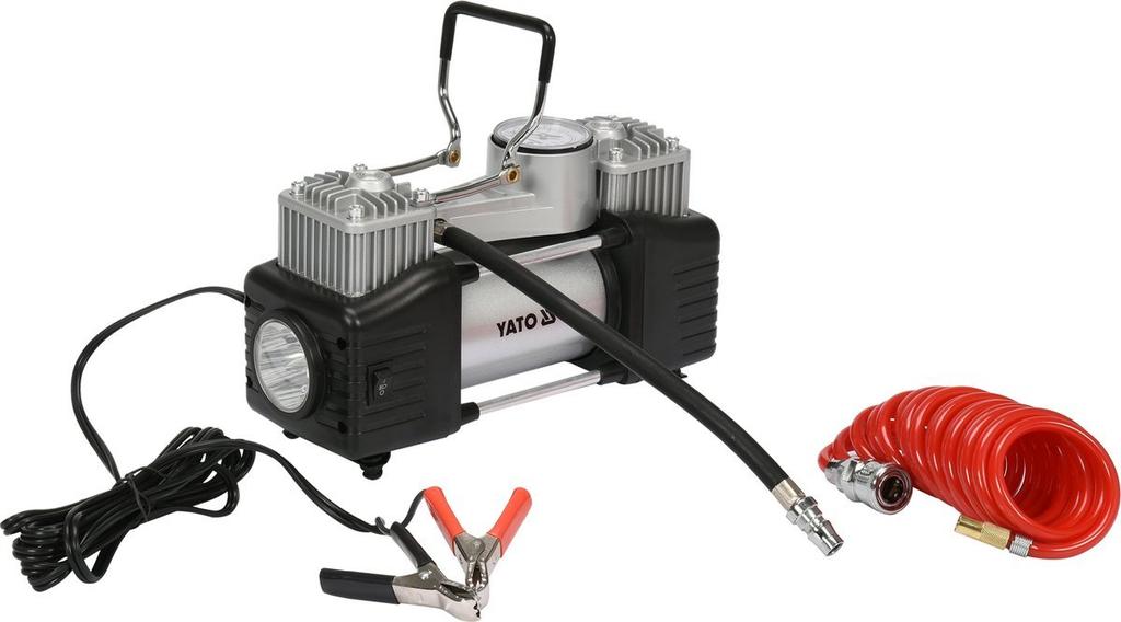 CAR COMPRESSOR WITH LED LAMP 250W - YT-73462
