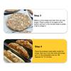 Pork Chop Bun Mold Non-stick U-shaped Bread Mold Carbon Steel Heat-resistant Biscuit Mold for Oven Use Home Baking Enthusiasts