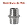 1/8” 1/4" 3/8" 1/2" 3/4" 1" 2" 4" BSP Нержавеющая сталь 304 Равнопроходной фитинг с наружной/внутренней резьбой Редуктор Британский соединитель для водопроводных труб