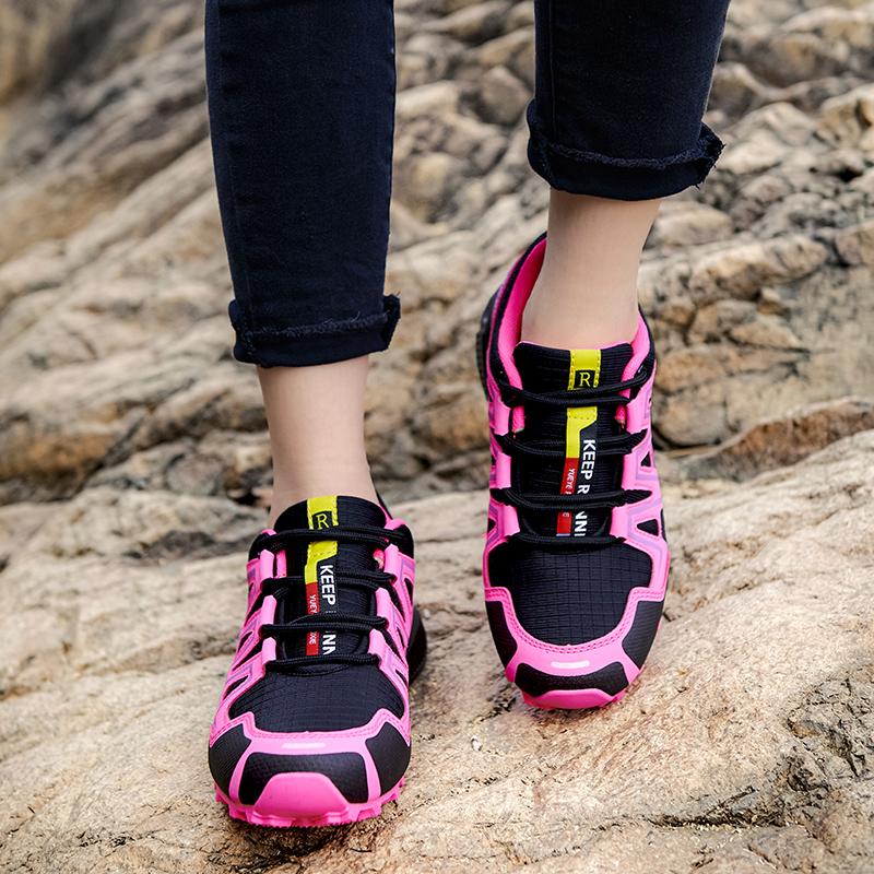 Женская модная водонепроницаемая нескользящая походная обувь, мягкая и удобная уличная обувь, кроссовки, размер 36-42