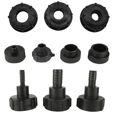 1/2" 3/4" 1" 1.25" 1.5" 2" Адаптер для IBC-контейнера Утолщенный пластиковый кран-соединитель Фитинг для водяного бака для дома, сада, воды 1 шт.