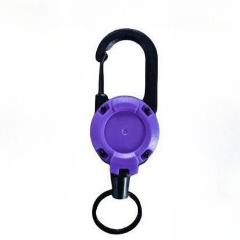 1 шт. Тактический рюкзак U-образная легкосъемная пряжка брелок выдвижной простой черный уличный портативный стальной трос четырехцветная пружинная пряжка