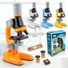 Zoom Children Microscope Biology Lab Led 1200x School Science Experiment Kit Education Scientific Toys Gifts For Kids Scientist