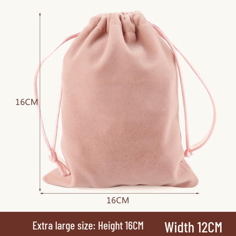 Lucky Bag Flannel and Brocade Jewelry Pouch