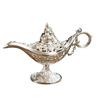 Винтажная лампа чайник цинковый сплав офис дом настольный декор коллекция ремесло декоративный