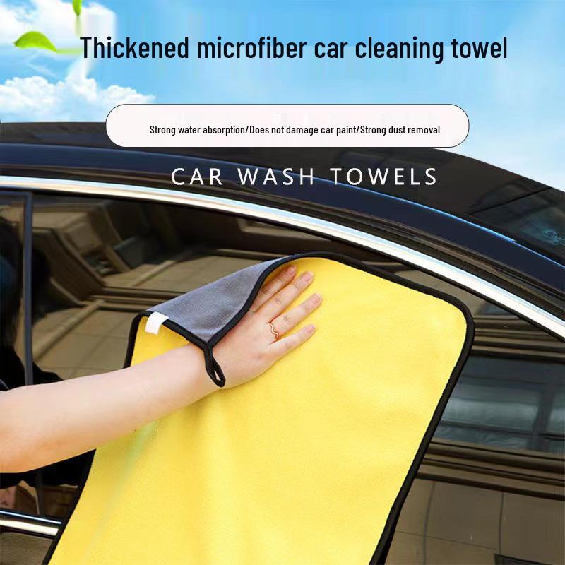 Thickened Lint-Free Water Absorbent Car Wash Towel for Interior Cleaning