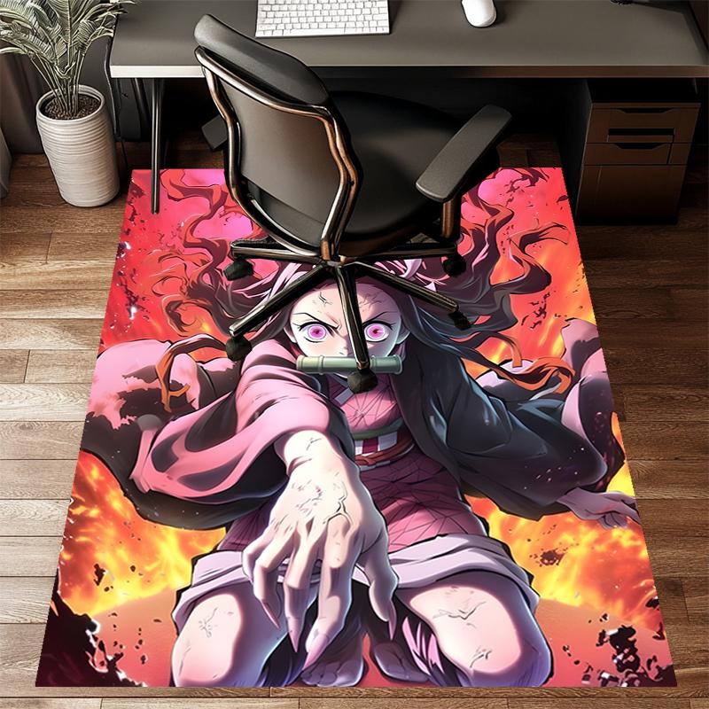 nezouko2Printed Area Rug Carpet for Bedroom Living Room Home Decor Rugs Mat Non Slip Mat Rug for Bedside