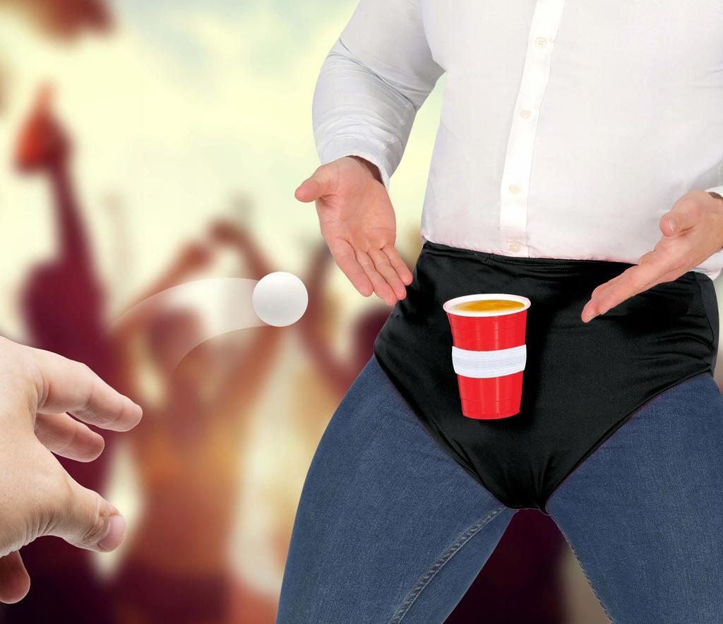 Zestaw Majtki Do Gry Piwnego Ping Beer Pong Nakładka Na Spodnie Impreza