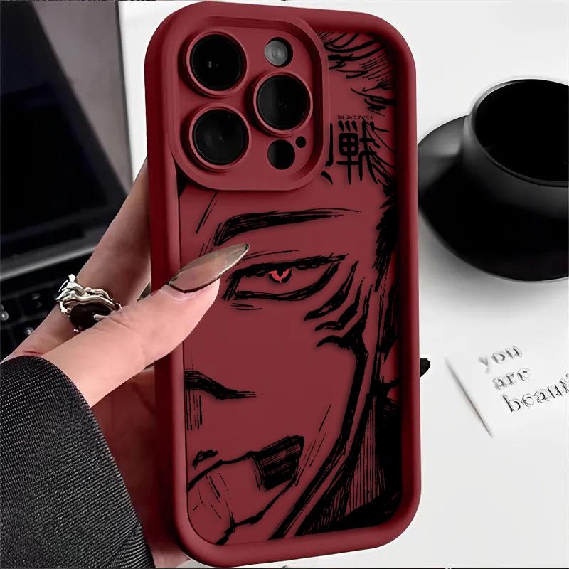 Чехол для телефона Аниме Jujutsu Kaisen Для vivo Y28 Y03 Y17s Y19s Y100 Y78 Y36 Y27 Y16 Y77 Y75 Y35 Y22s Y02 Y72 Y76 4G 5G