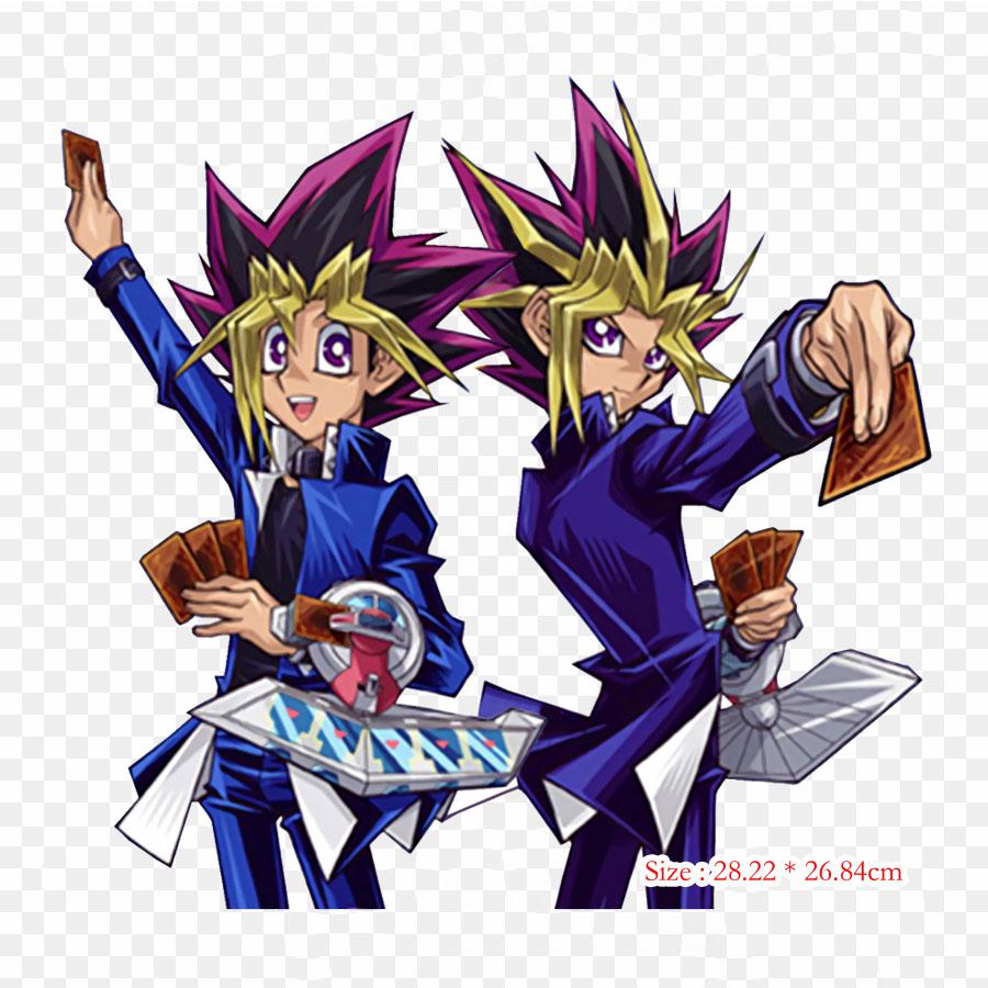 Yugi And Exodia Yugi Mutou Yami Yugi Iron On Patches For Clothing Applique Stickers On Clothes Heat-Sensitive Custom Patch