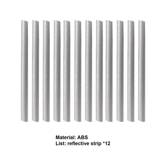 12 шт. велосипедная светоотражающая трубка, яркая, сильное отражение, водонепроницаемый велосипедный отражатель со спицами для горного велосипеда