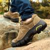 Весна и осень Повседневные Водонепроницаемые Кроссовки Большого Размера Верхний Слой Из Яловичной Кожи Мужская Обувь Для Отдыха На Природе Износостойкие Нескользящие Кроссовки Для Туризма